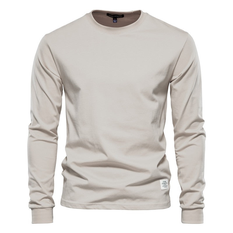 Long Sleeve New Men's Cotton T-Shirt