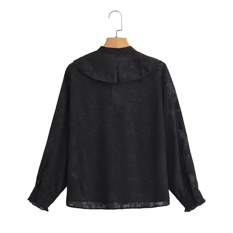 New Fashion Loose Layered Decorative Shirt Top Women