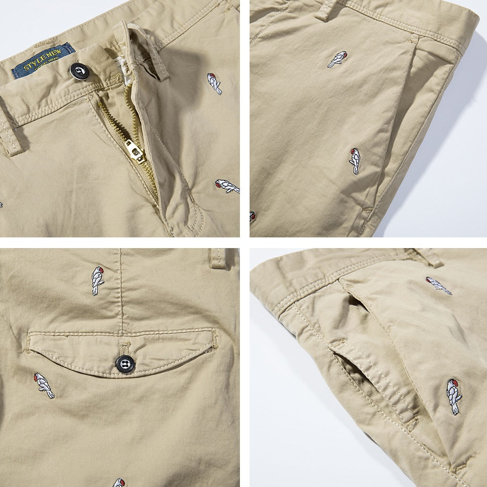 Men's Cotton Casual Cargo Shorts