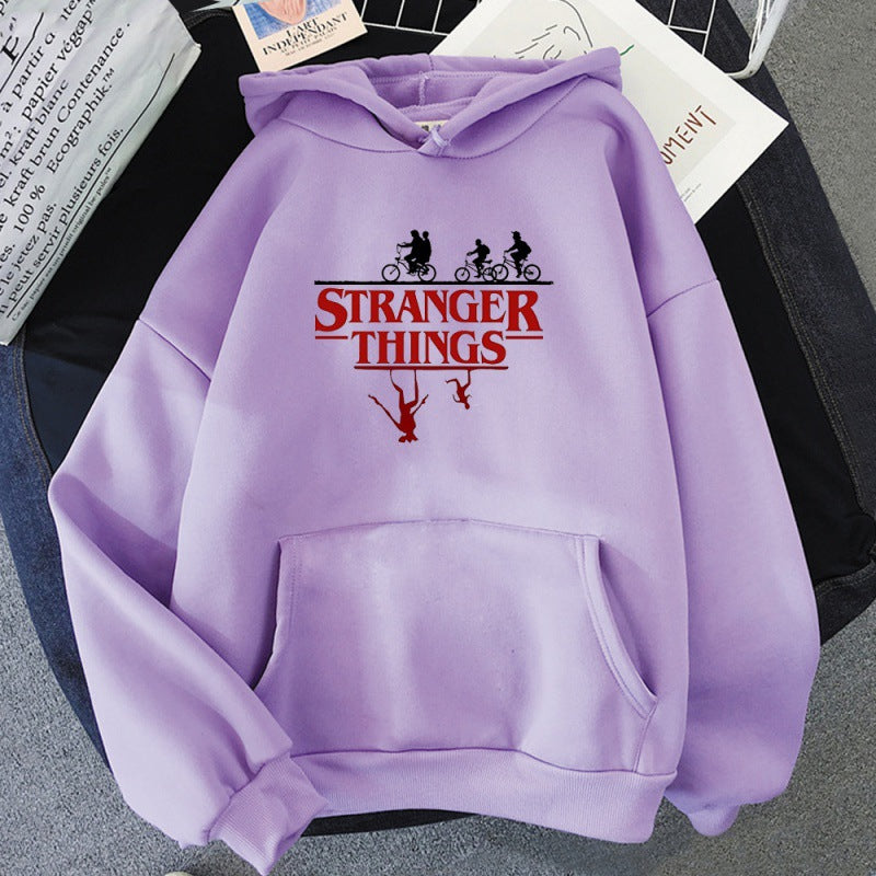 Stranger Things Chaqueta polar con capucha 