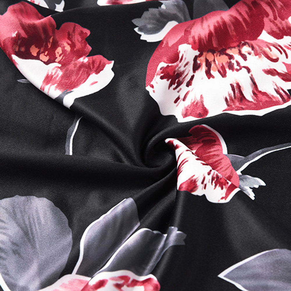 Free Ostrich Women  Dresses Vintage Floral Print Dress