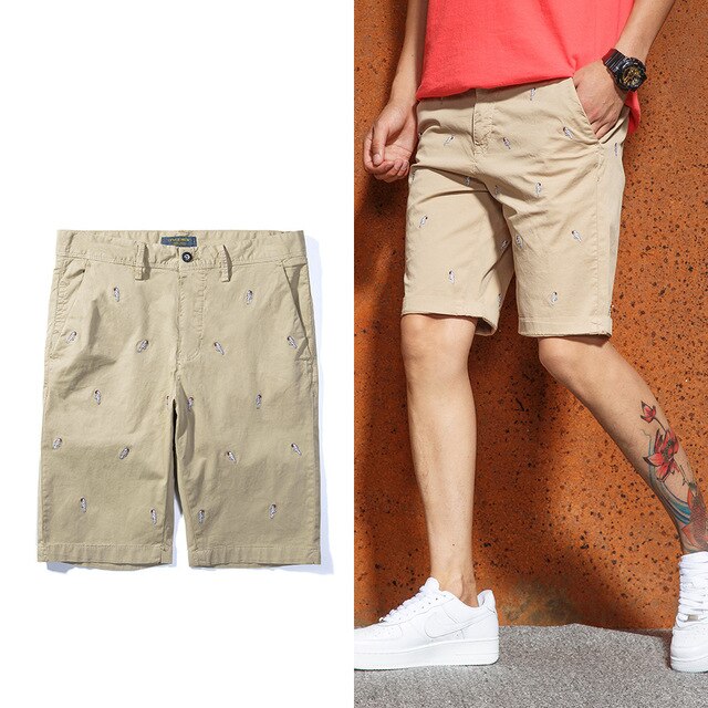 Men's Cotton Casual Cargo Shorts