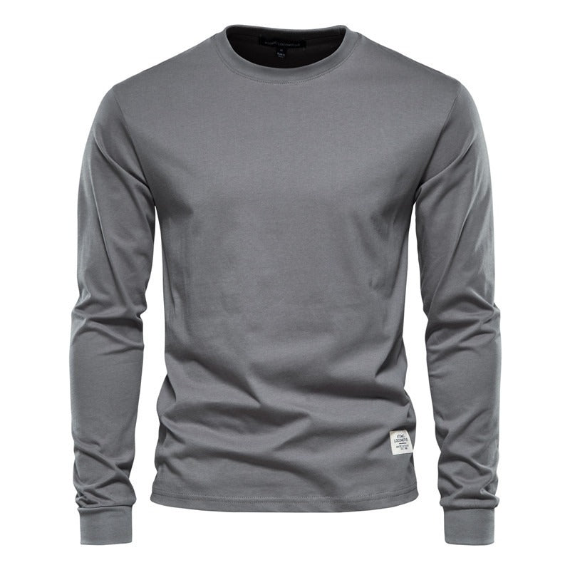 Long Sleeve New Men's Cotton T-Shirt