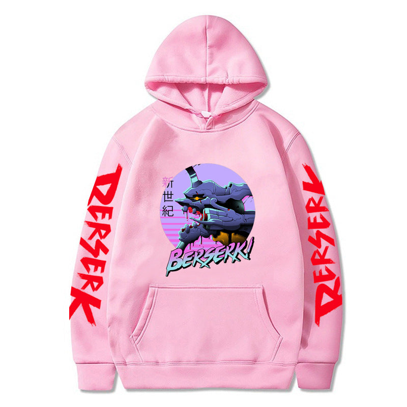 Anime Berserk Sword Wind Legend Sudadera deportiva con capucha de forro polar 