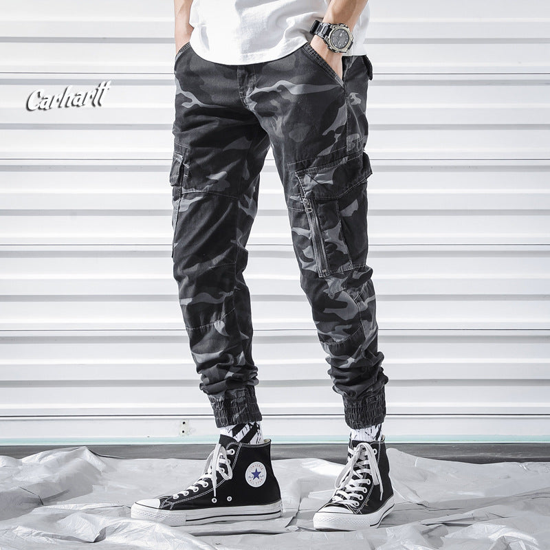 Fashion Camouflage Overalls Cargo Pants